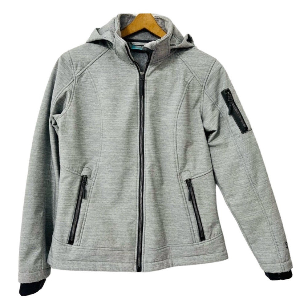 Free Country Women’s Lightweight Softshell Jacket| Size S| Color- Silver Chip